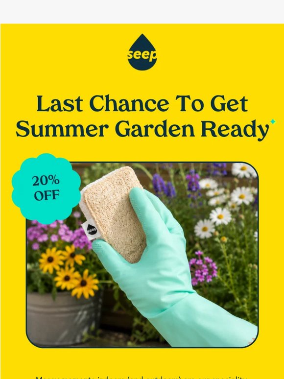 Last chance to get summer garden ready
