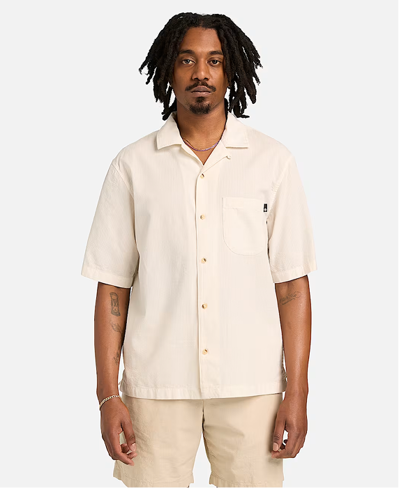 Men's Short-Sleeve Seersucker Resort Shirt