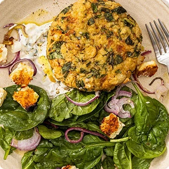 Sheet-Pan White Bean and Sun-Dried Tomato Cakes