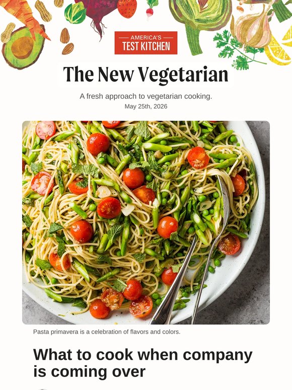 The New Vegetarian: What to cook when company's coming