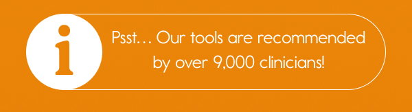 *No code needed.  [callout] Psst… Our tools are recommended by over 9,000 clinicians!