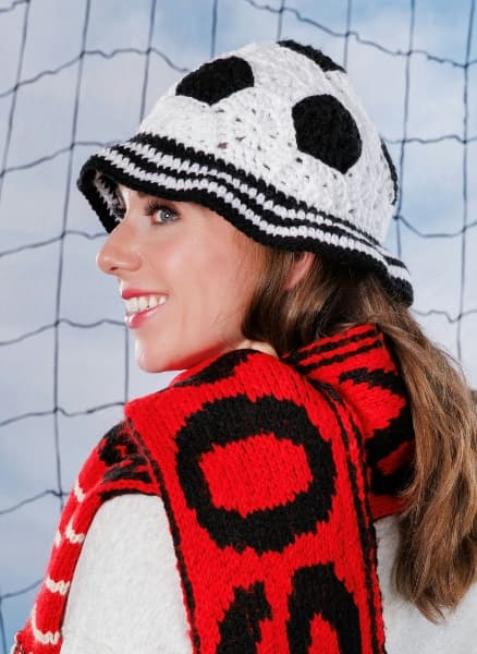 Free Crochet Soccer Ball Hat Pattern
