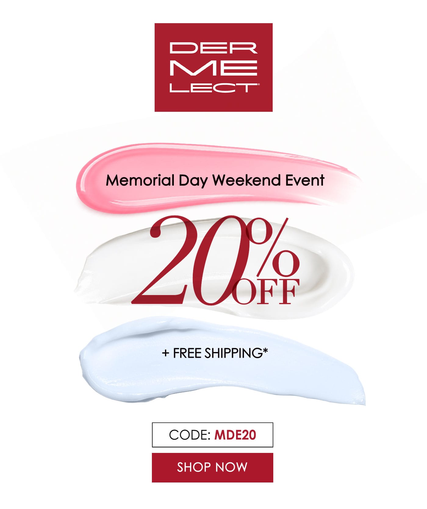 Memorial Day Weekend Event - 20% OFF
