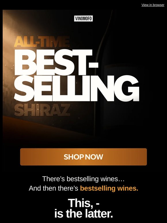 All-Time Top-Selling Shiraz 🍷 FINALLY RETURNS 🏆 👀
