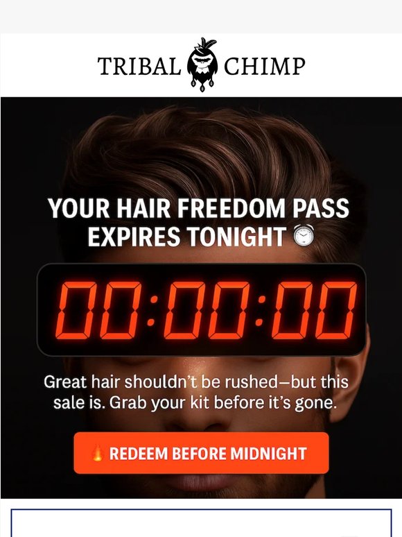 🚨 Sale ending: Declare great hair before midnight
