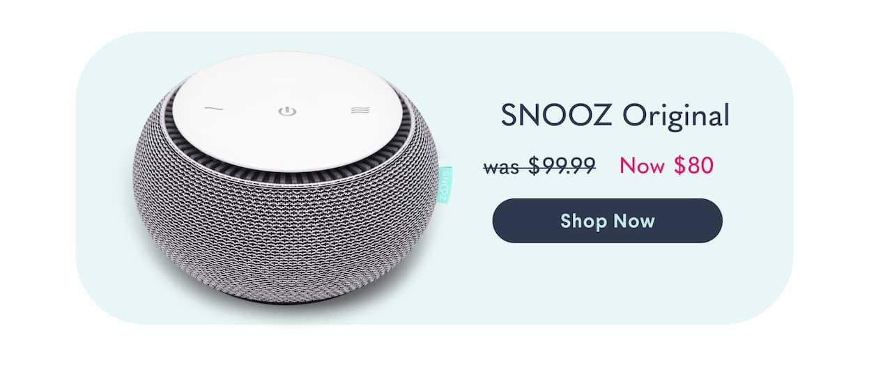 SNOOZ Original - Bestselling real fan sound machine 