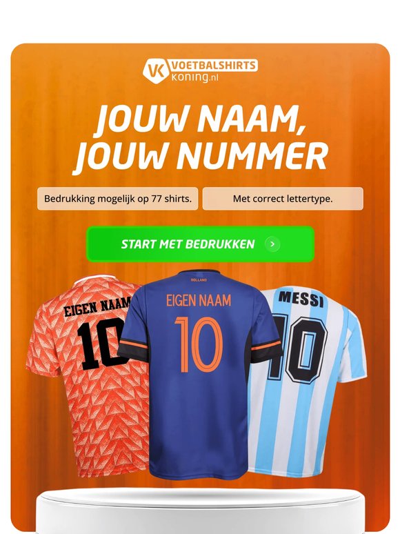 Maak je shirt persoonlijk 👕