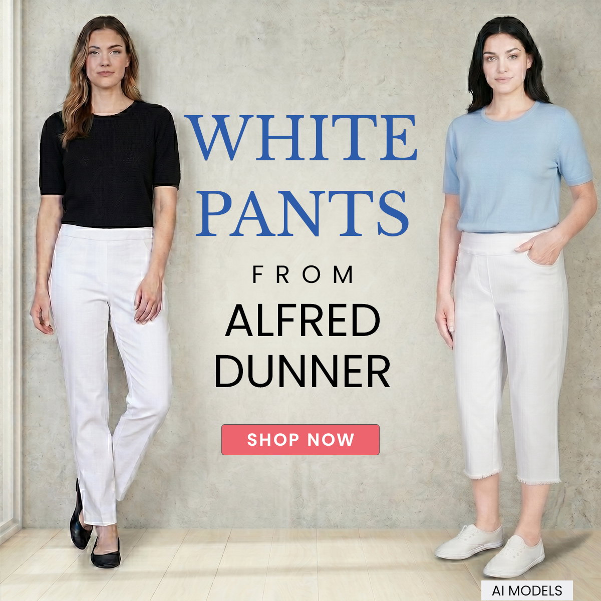 white pants from alfred dunner