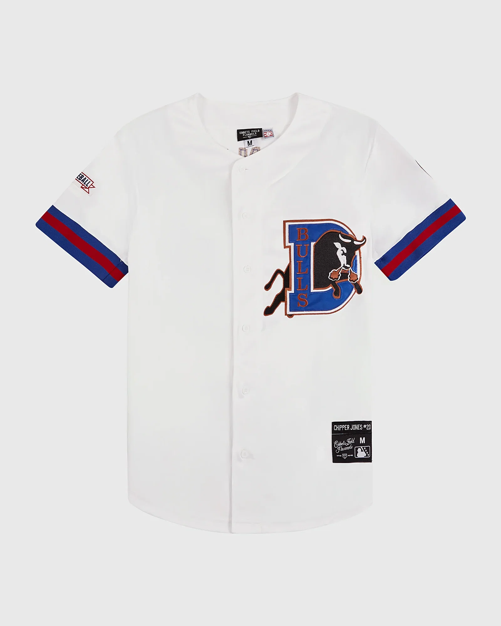 Image of Chipper Jones Durham Bulls Button Up Jersey