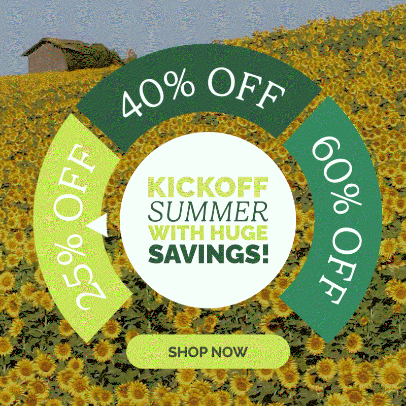 Summer Kickoff with up to 60% off; Shop the sale; Plus, all orders $100+ get a free gift!