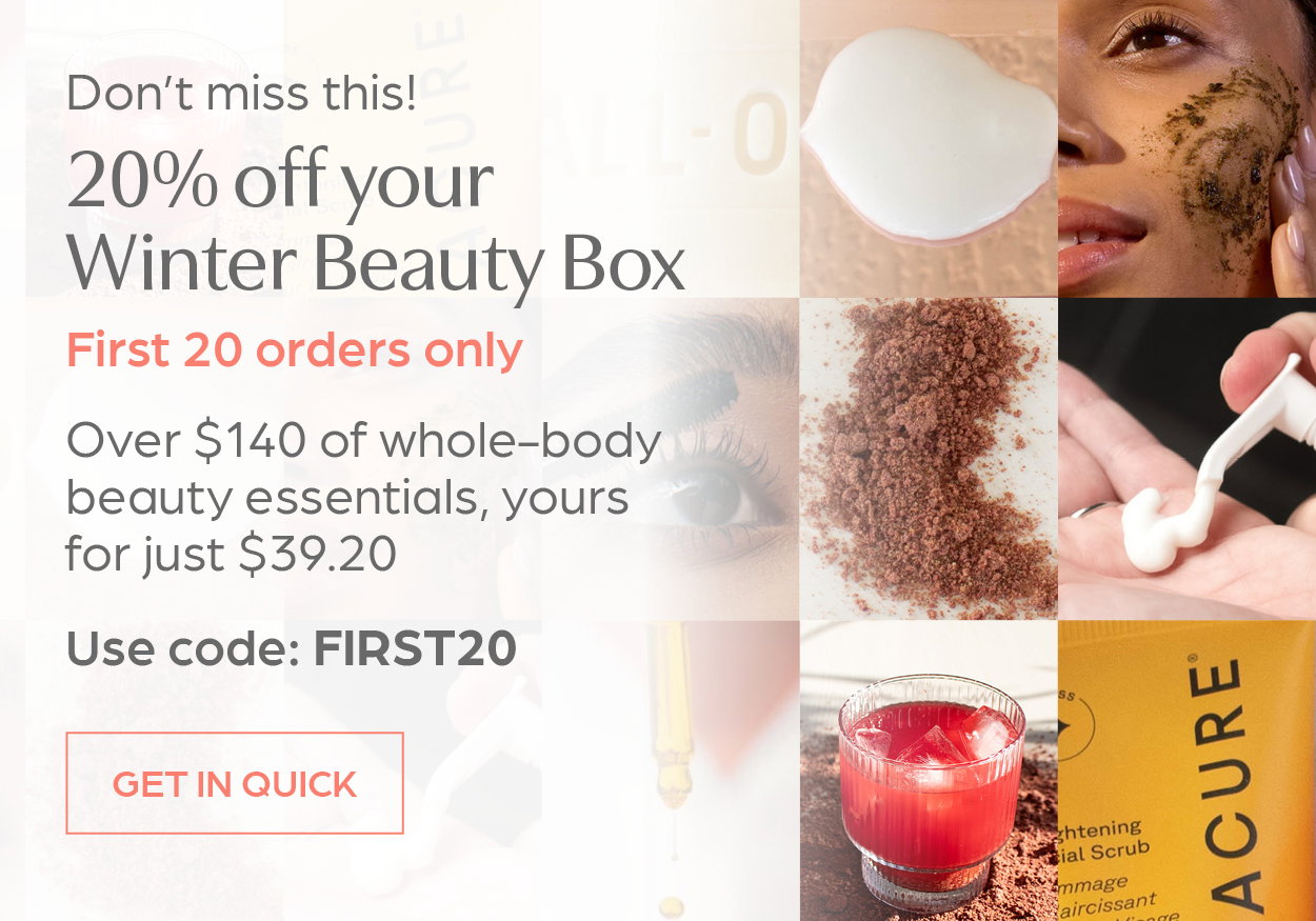 Save 20% off the NL Winter Beauty Box with code FIRST20. First 20 orders only