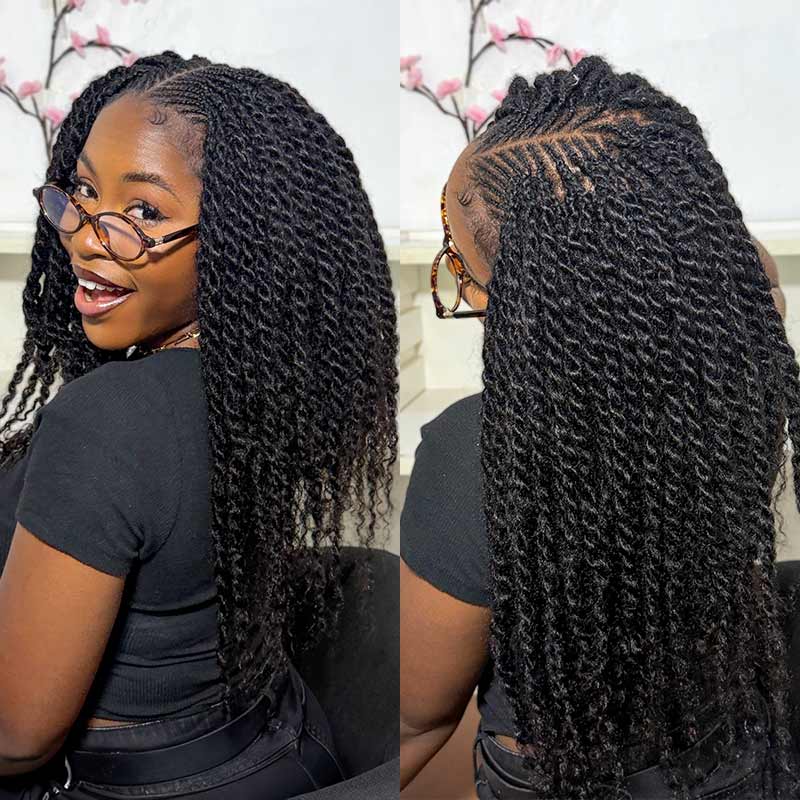 50% OFF|Natural Black Afro Kinky Bulk Human Hair