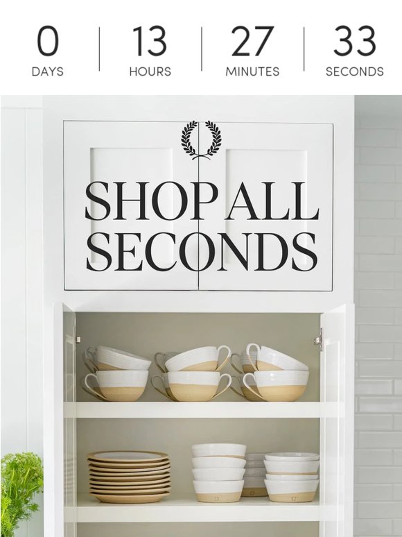 Surprise — One Final Seconds Drop & Sitewide Sale Ends Tonight
