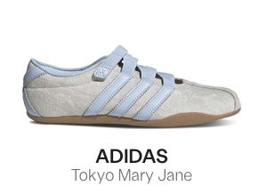 adidas Women's Tokyo Mary Jane Floral Sneakers in Grey/Light Blue