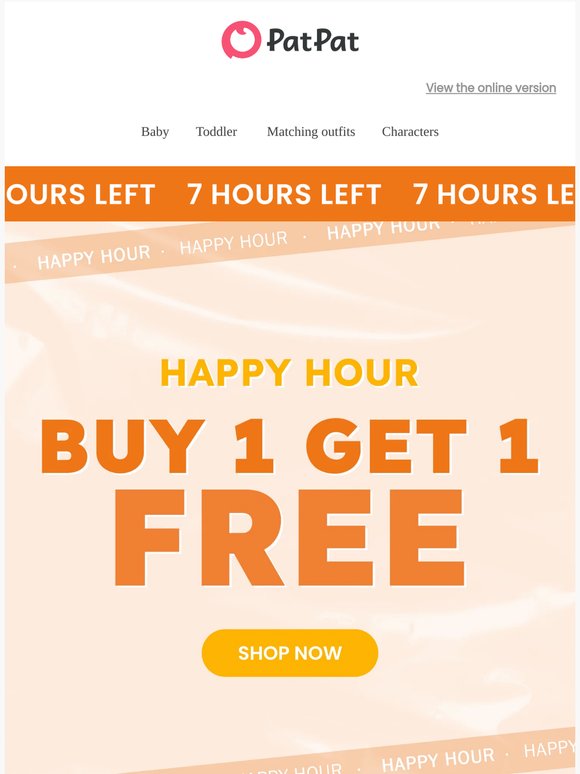 ⚡ 7 Hours Only: Buy 1, Get 1 FREE
