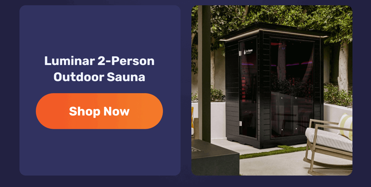 Luminar 2-Person Outdoor Sauna | Shop Now