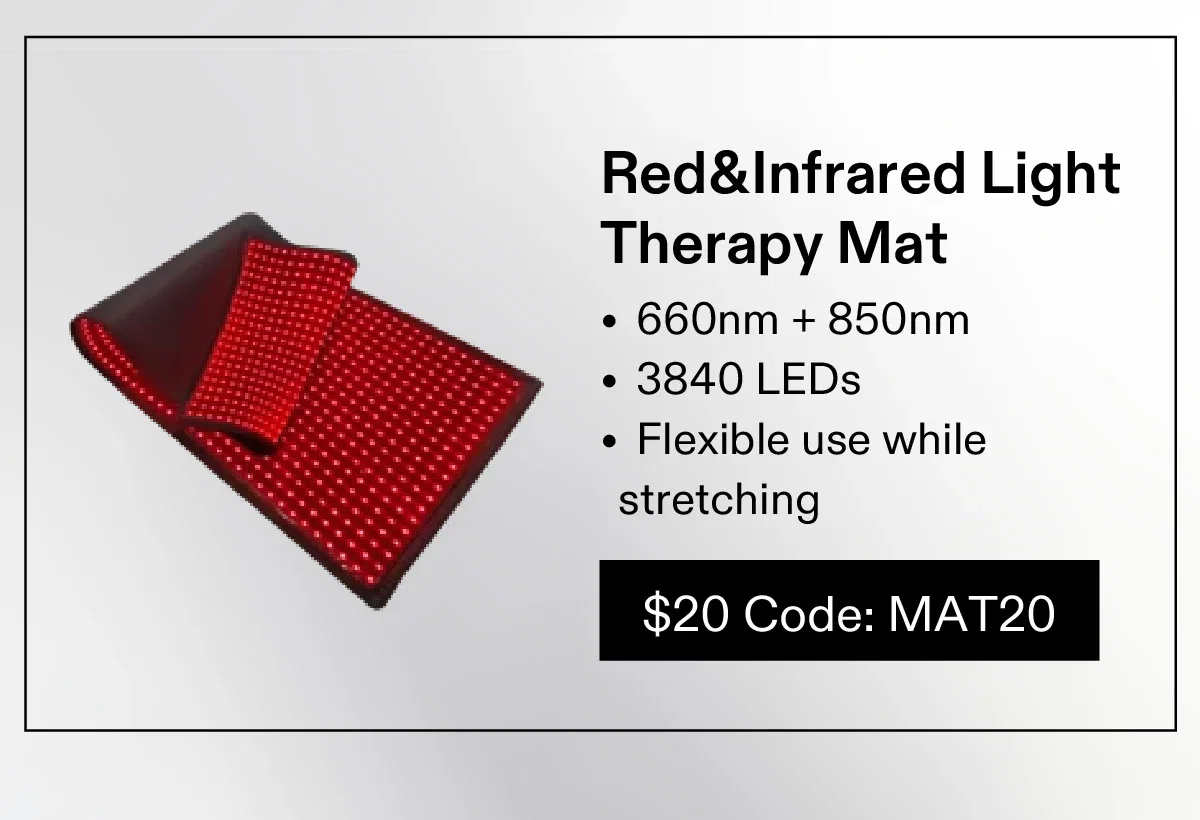 Red and Infrared Light Therapy Mat