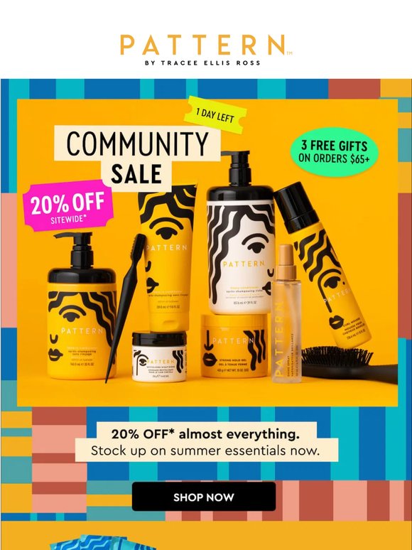 🚨 1 DAY LEFT: SAVE 20% + 3 FREE GIFTS