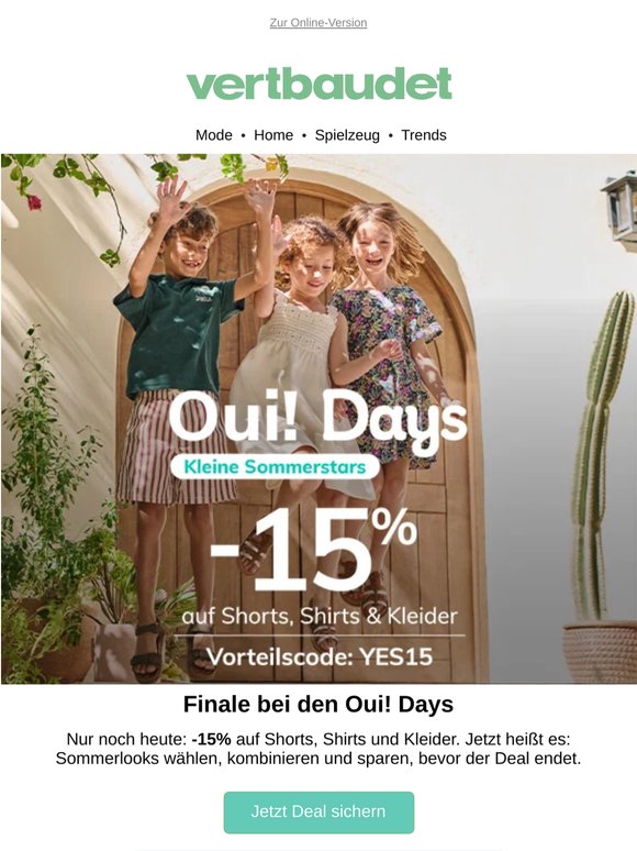 Endet heute: 15% Rabatt ⏳