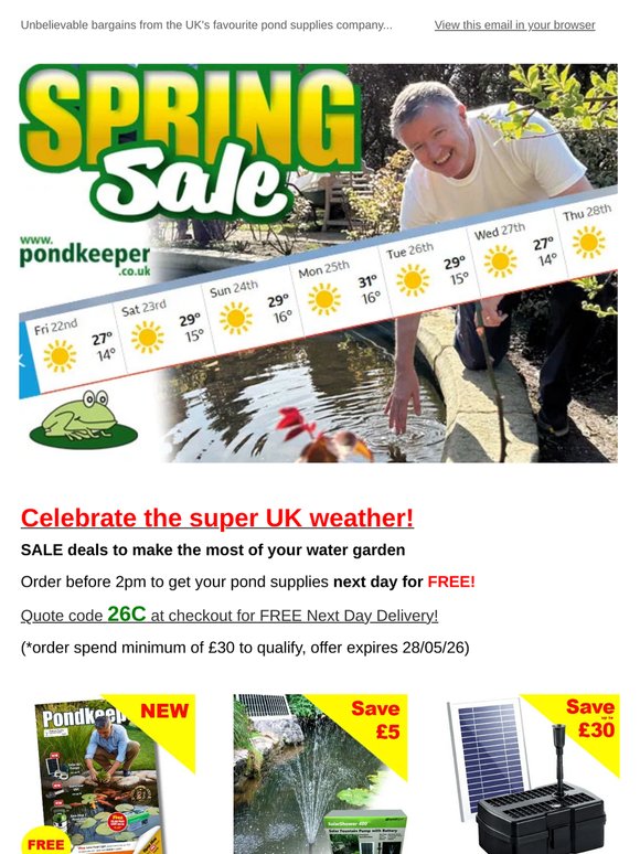 NEW Pond Brochure: FREE, Claim Now!☀️