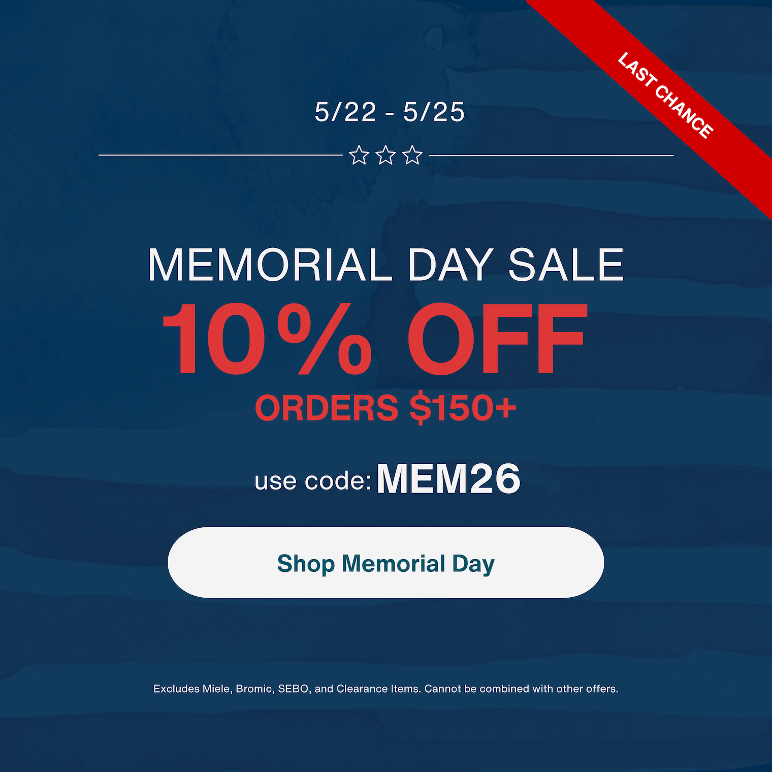 Memorial Day Hero - Mobile