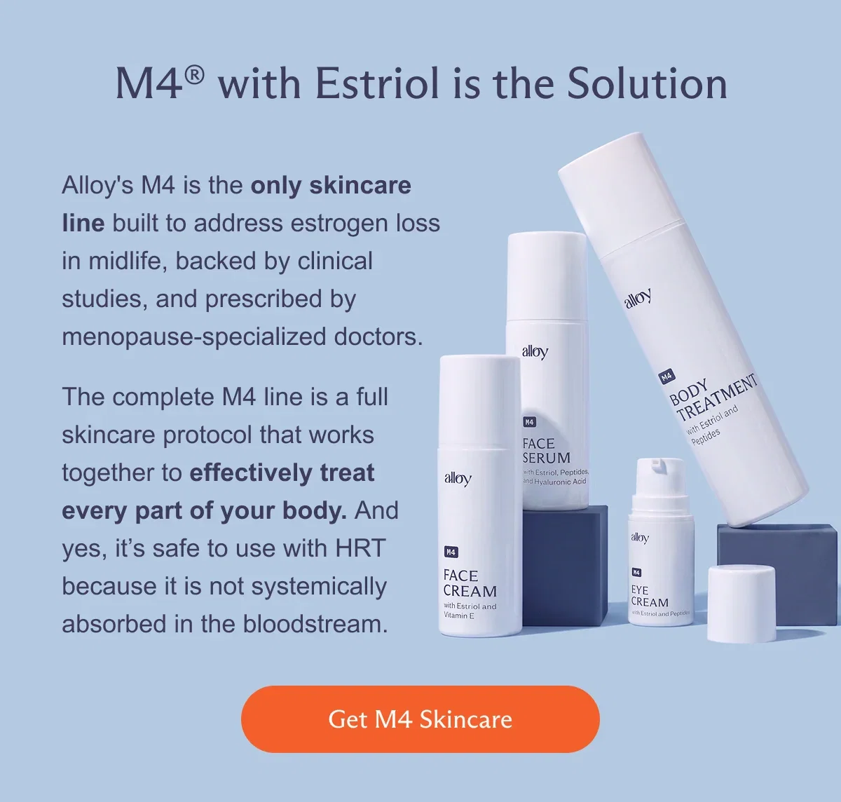 M4 with Estriol is the Solution