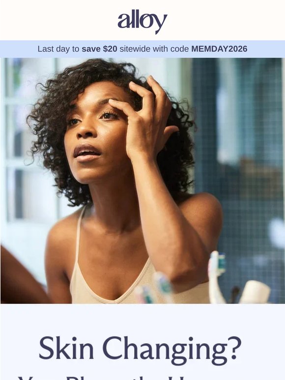 Your skincare routine isn't the problem...it's estrogen decline.
