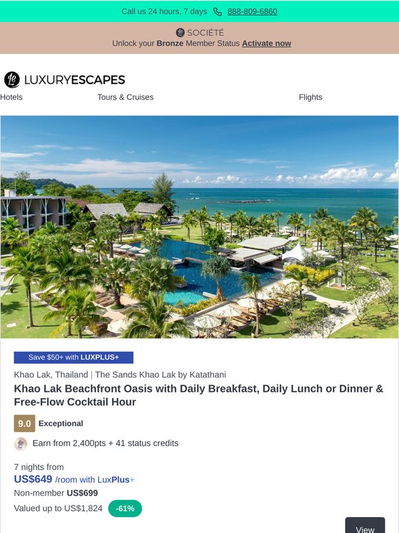 Family-Friendly Beachfront Bestseller w. Daily Breakfast & Free-Flow Drinks Hour