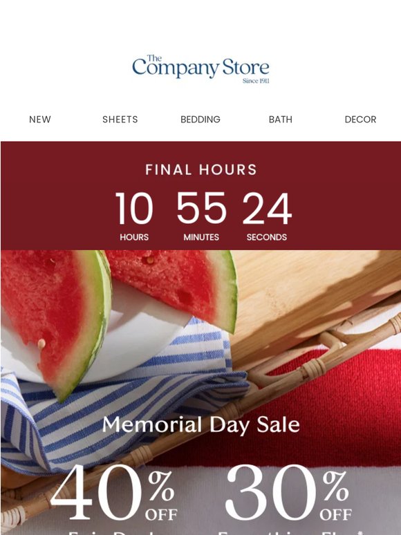 Hours left to save on our best deals