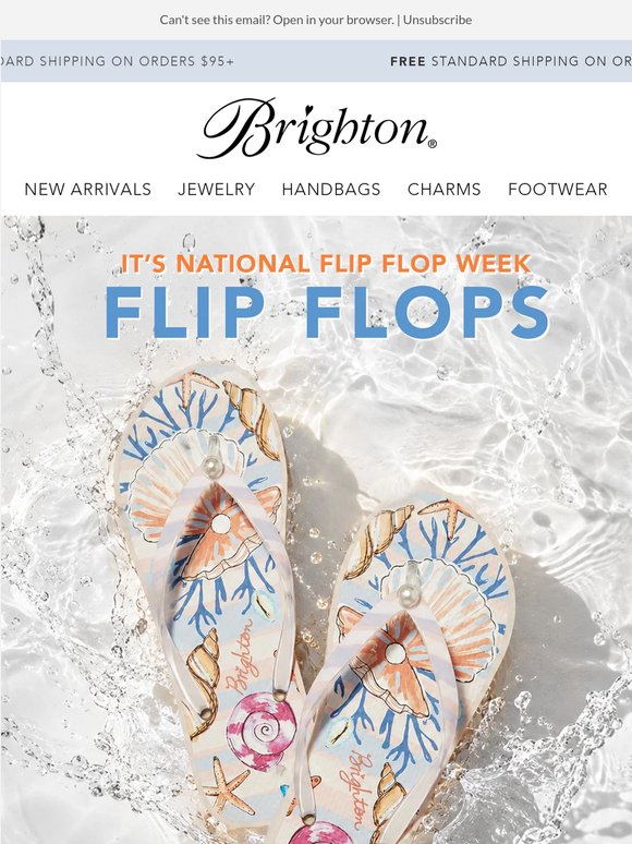 It's National Flip Flop Week