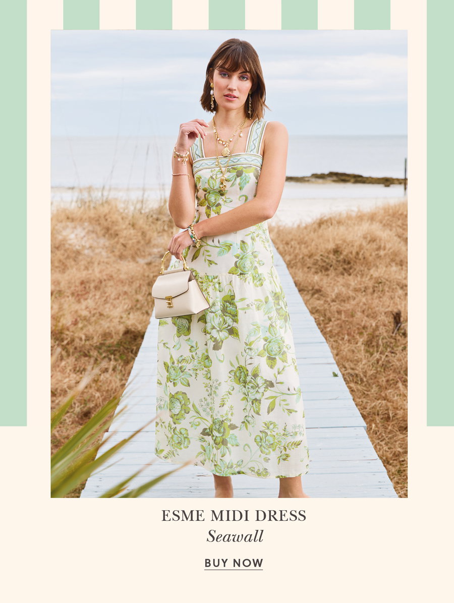 Esme Midi Dress Seawall