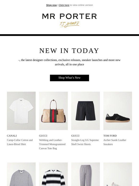 New season, new style: these pieces have just landed