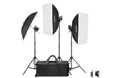 Godox MS300-V Studio Flash 3-Head Kit