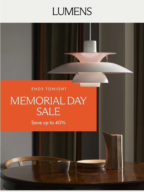 Final Day—Memorial Day Sale