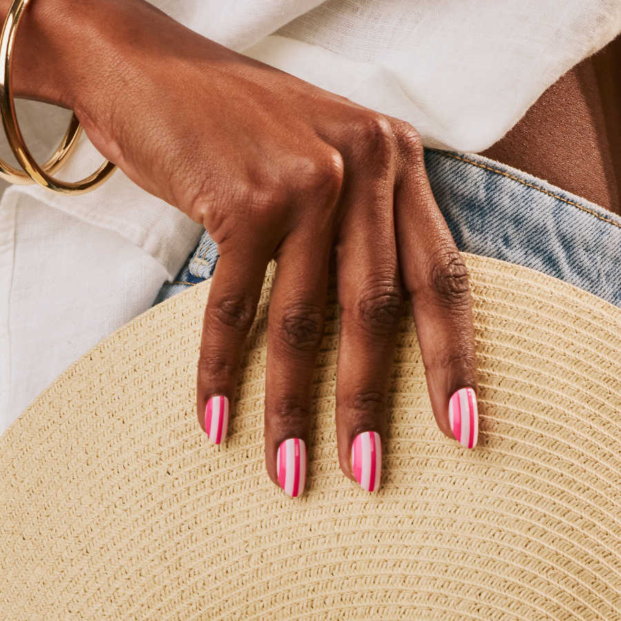 2009 Striped in Pink