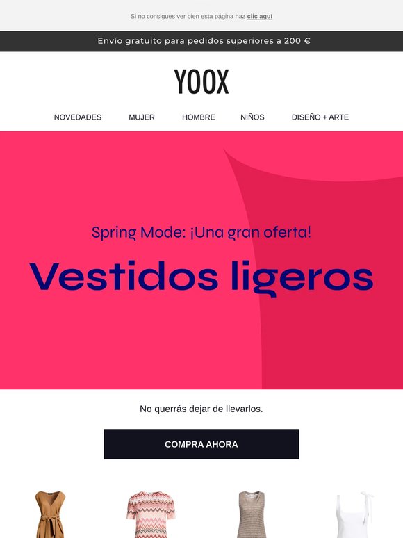La oferta continúa: vestidos ligeros a precios increíbles