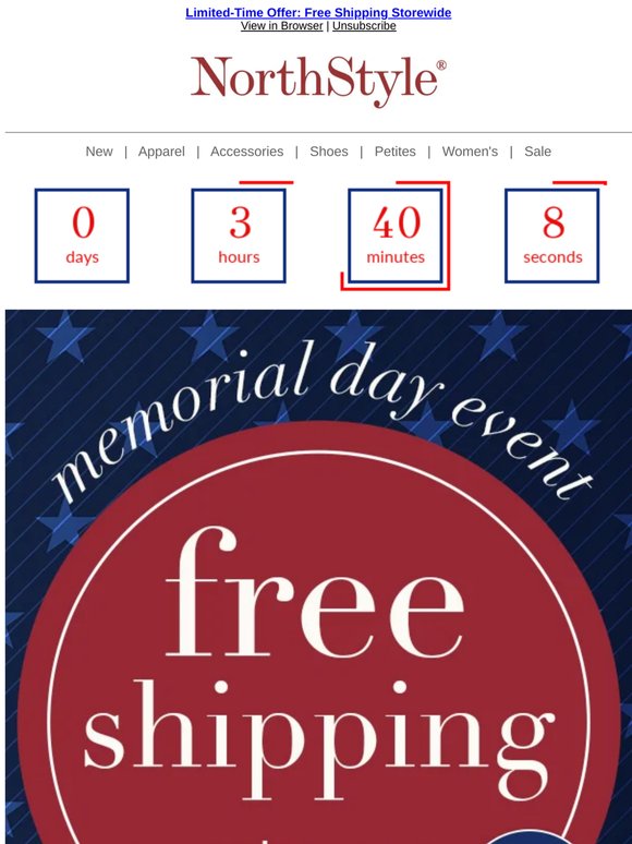 ⏰ Last Chance! Your Cart Ships Free Today