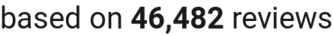 number of reviews