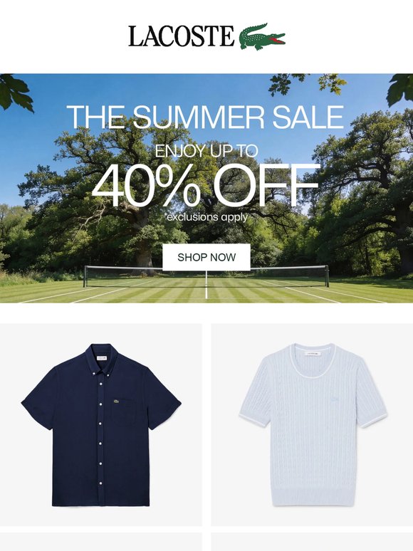 Up To 40% Off? Yes, Please!