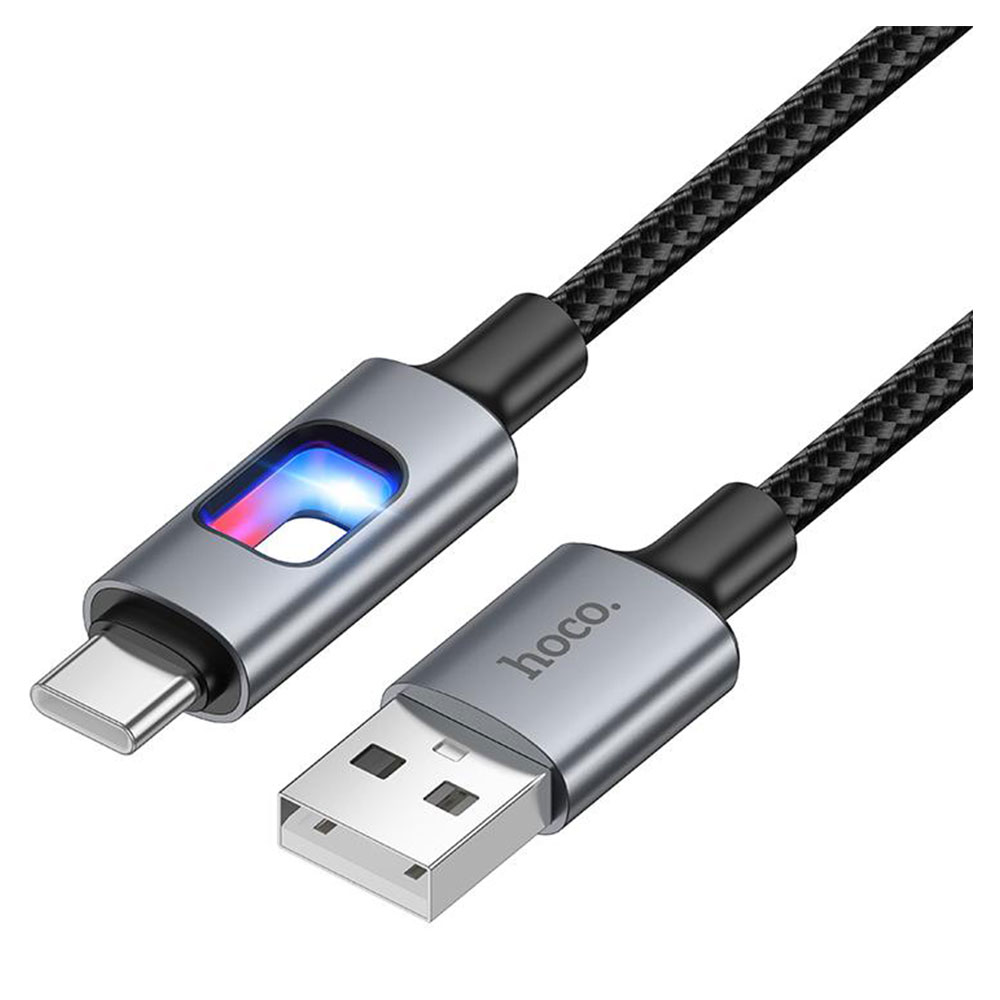 Hoco USB Type A to USB Type-C LED Charging Cable - 1.2m - £6.49 delivered