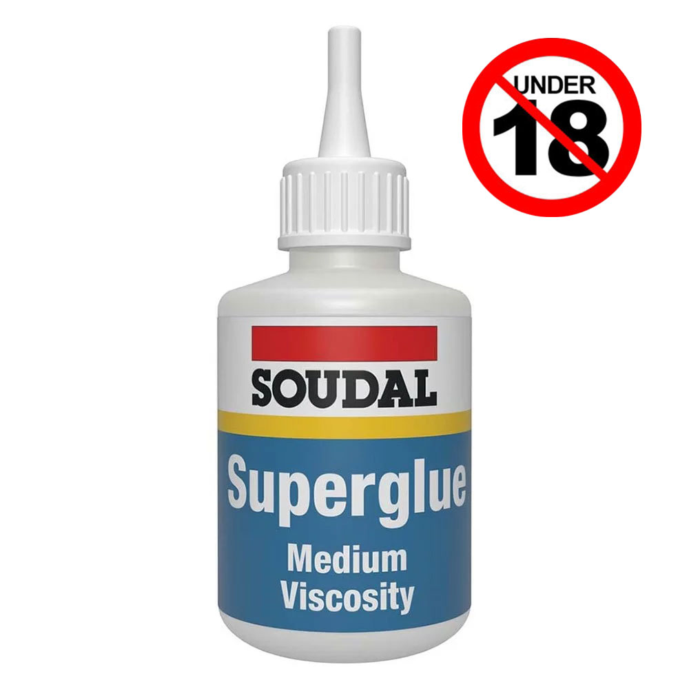 Soudal Fast Acting Super Strong Multi Purpose Super Glue Clear - 50g - £5.59 delivered