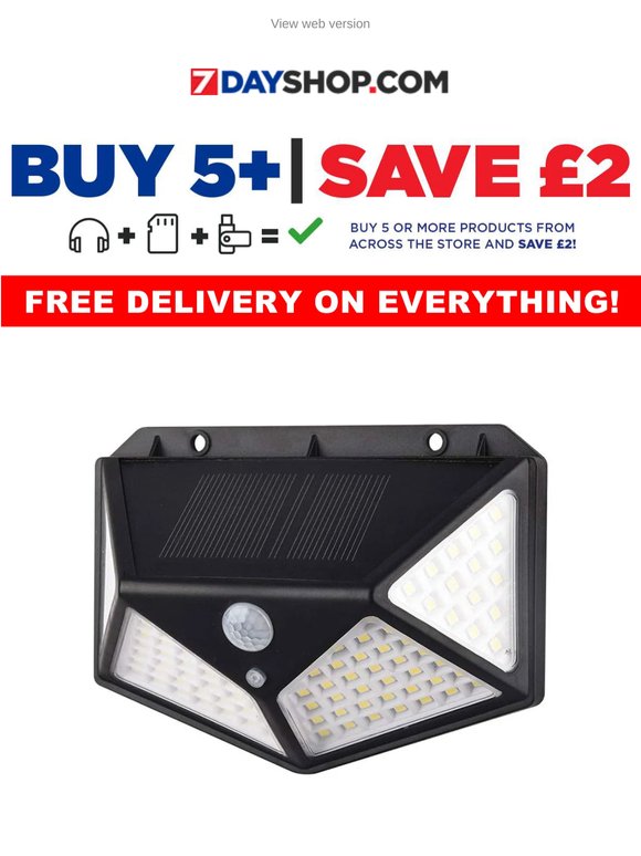 Brighten Outdoor Spaces for £6.99