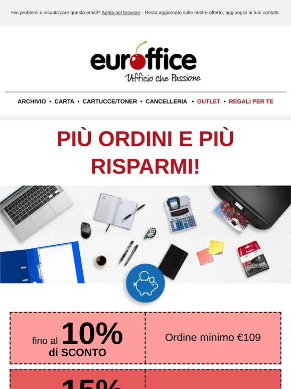 SCONTO FINO AL 20%: scade venerdì!