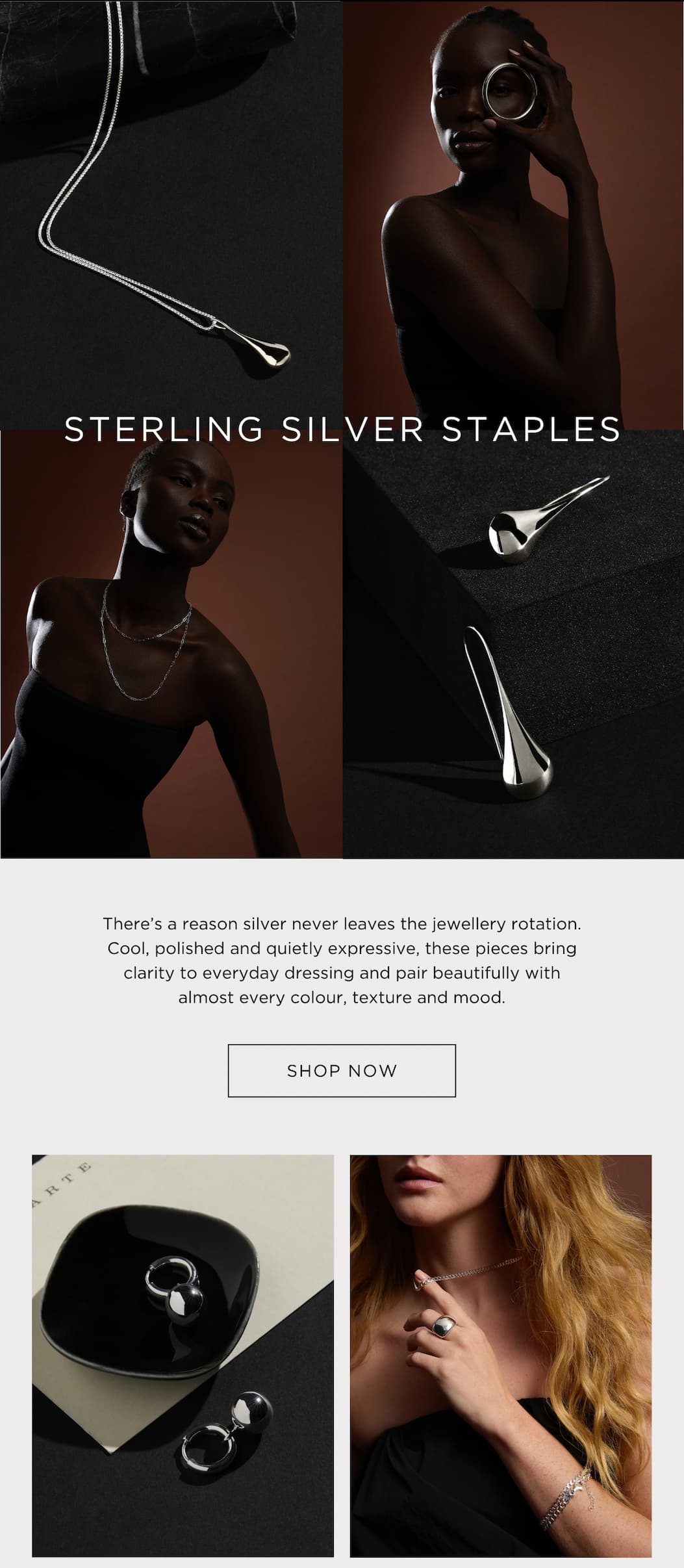 Sterling Silver Staples
