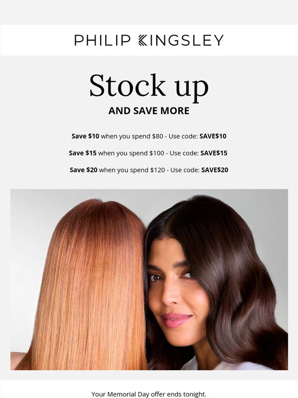 Last chance: your Memorial Day offer ends today