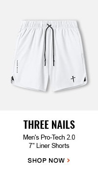 Shop Men's Three Nails Pro-Tech 2.0 7" Liner Shorts.