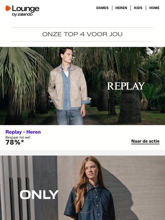 Replay, ONLY, Tamaris ⎪ Meer stijlvolle aanbiedingen