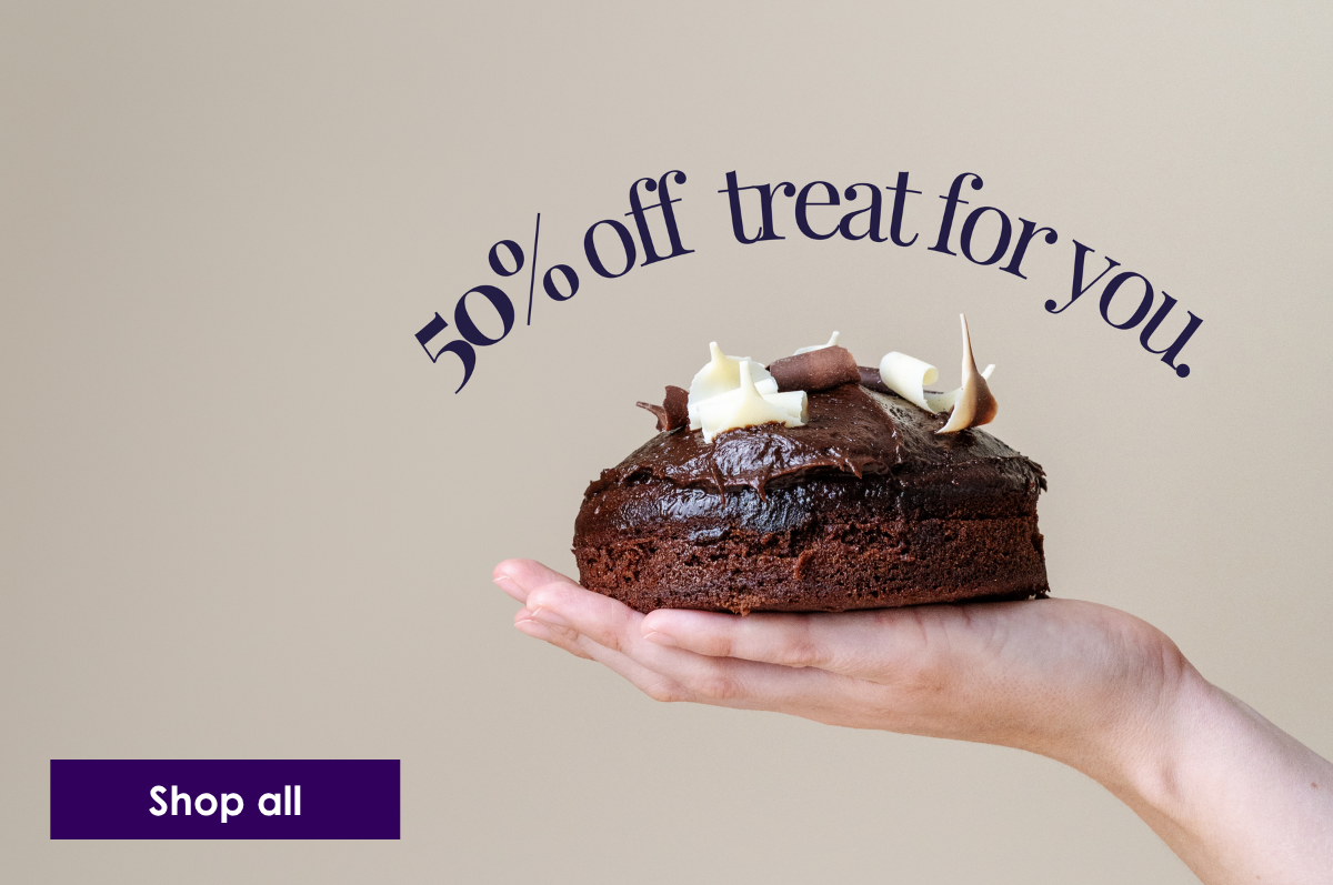 to celebrate our founders birthday, 50% off everything