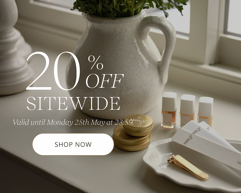 20% off sitewide. Ends tonight at 23:59. Use code CARE20 at checkout. CTA: 
