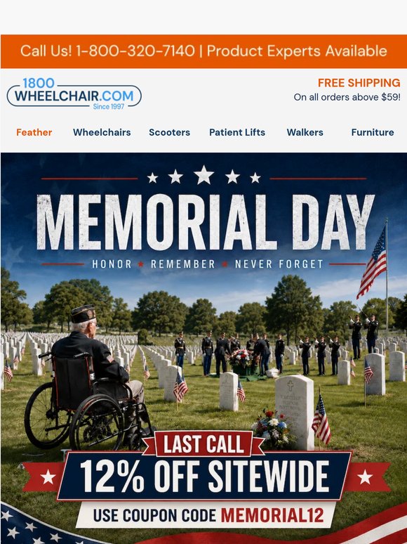 Memorial Day Sale: Final Reminder